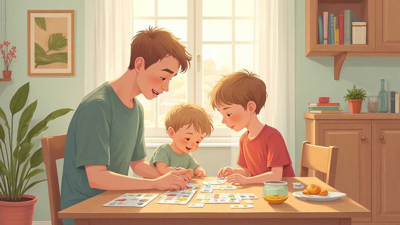 Как организовать домашний языковой клуб для детей 4–8 лет с карточками